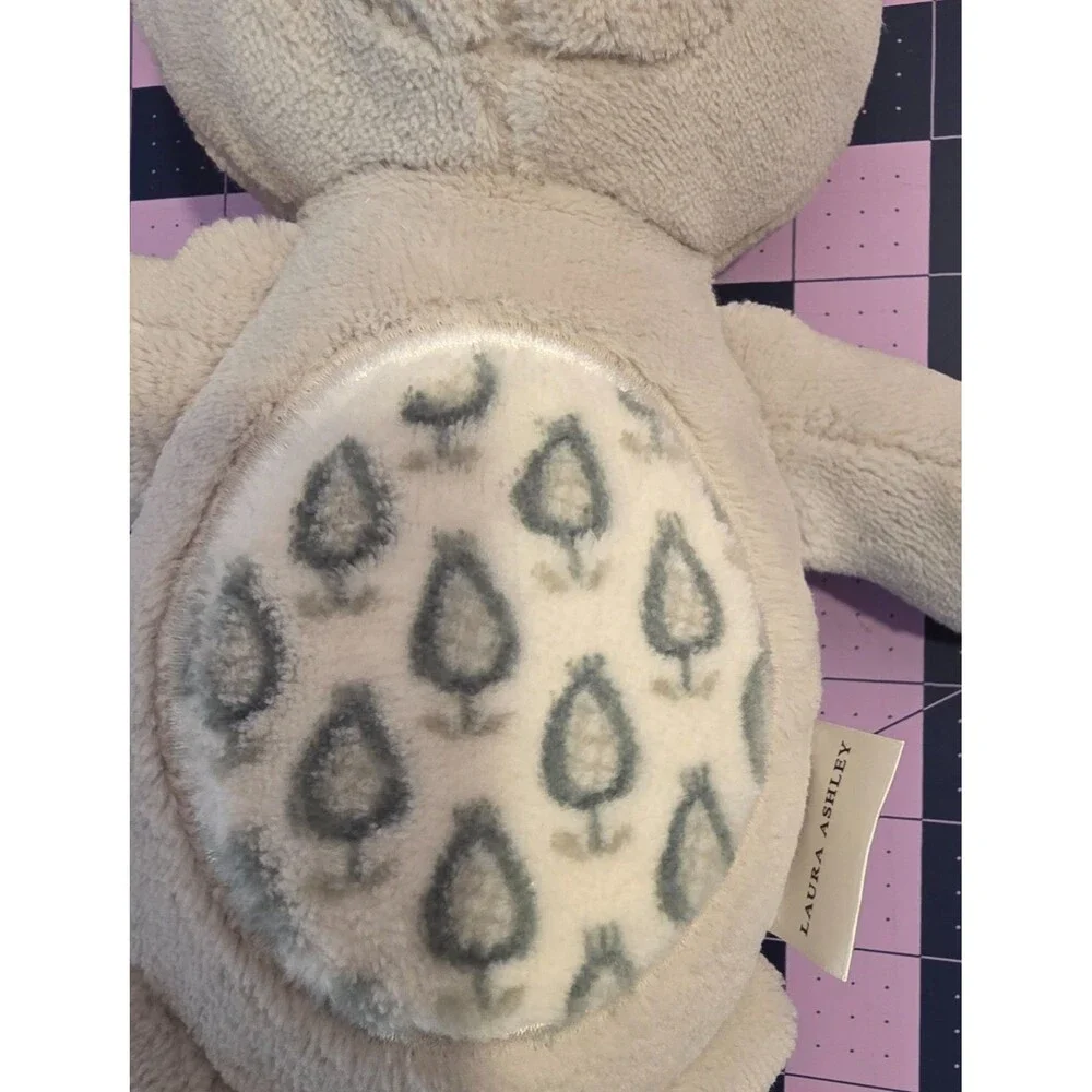 Laura Ashley Gray Bear Plush 12